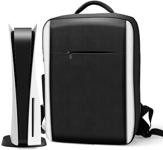 <h2>Mochila de Armazenamento para Console PS5 e Acessórios - Design sem Logotipo</h2>