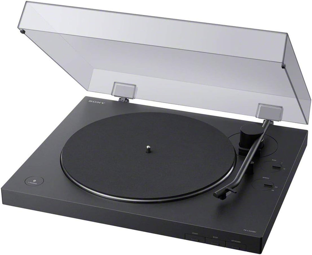 <h2>Sony PS-LX310BT Belt Drive Turntable: Fully Automatic Wireless Vinyl Record Player with Bluetooth and USB Output Black</h2>