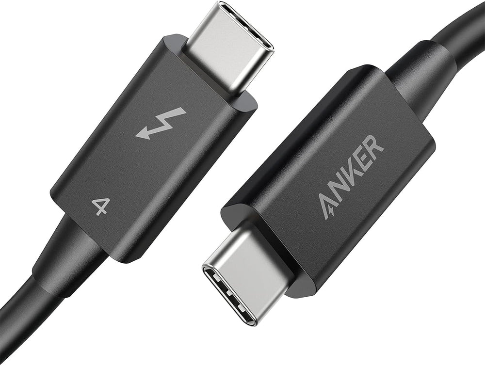 <h2>Cabo Thunderbolt 4 Anker, 70 cm, USB-C para USB-C, 40 Gbps, 100W, compatível com MacBooks, iPhone 15 Pro, iPad Pro</h2>