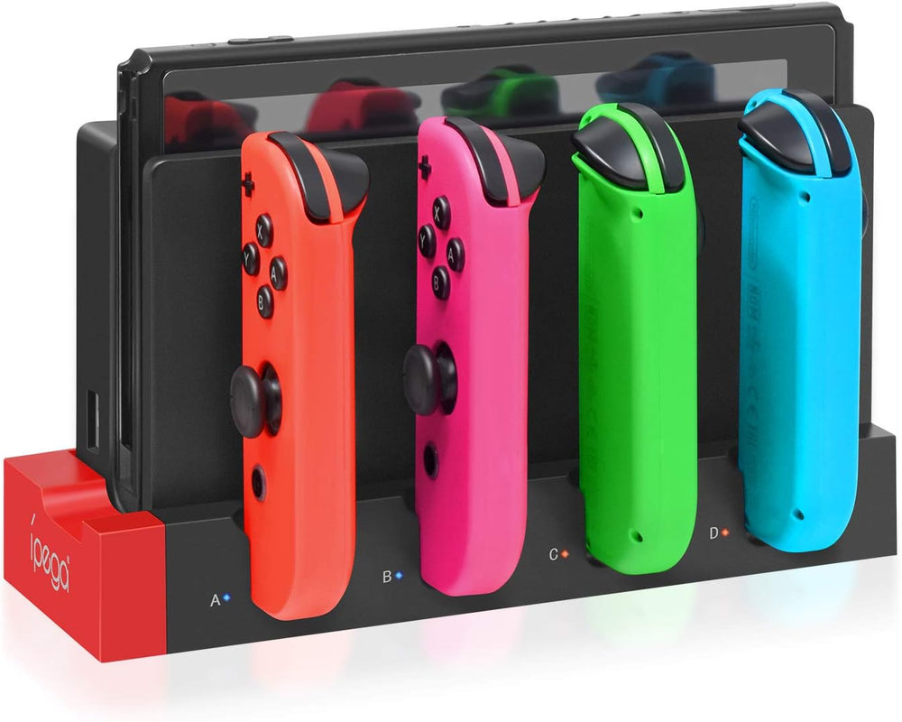 <h2>Charging Dock for Joycon Nintendo Switch & OLED - Charges Up to 6 Controllers, Compatible with Switch and OLED Model, Joy con Charger Station</h2>
