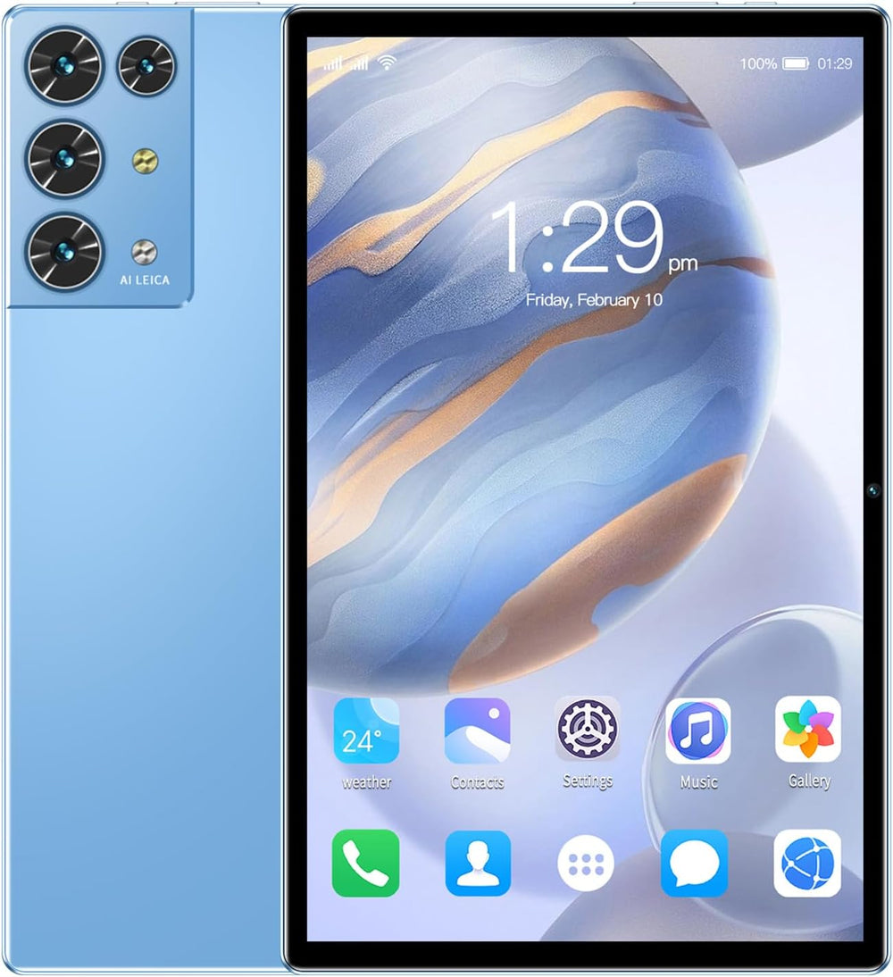 <h2>Tablet 8GB+256GB 10.1-inch Screen 5G Call 10-core 128GB Expandable Memory Large Storage Capacity Large Screen BT5.0 7000mAh Battery Super Long Standby Multi-Function Network Connection</h2>