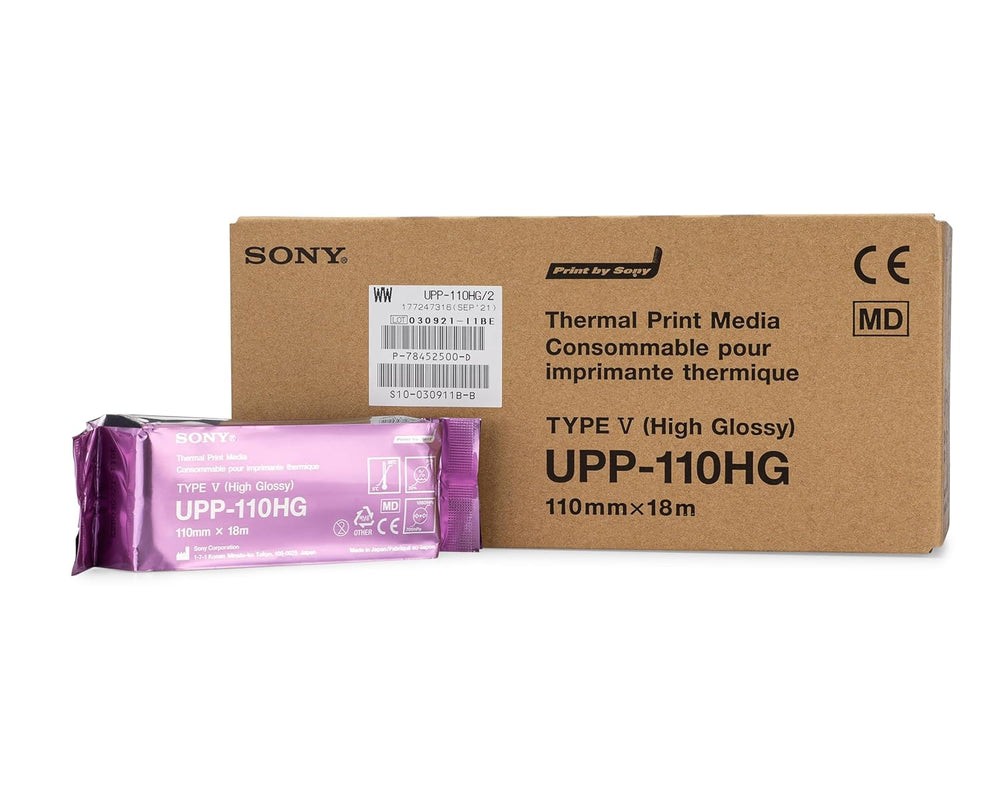 <h2>Sony UPP-110HG Thermal Print Media Video Imaging Paper 1box (10 Rolls)</h2>