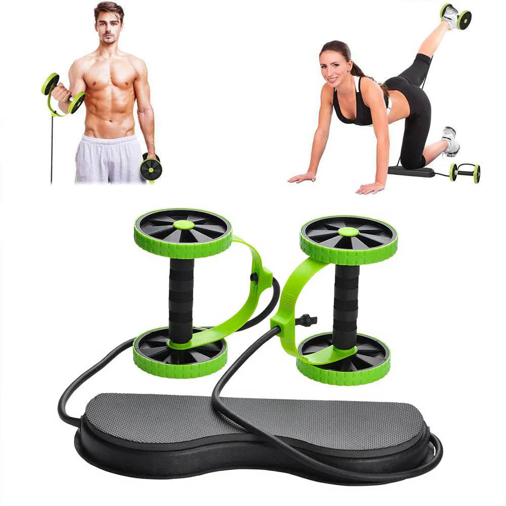 <h2>Rodillo Abdominal de Doble Rueda – Equipamiento para Ejercicio Muscular en Casa</h2>