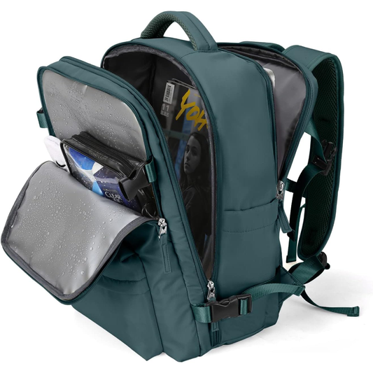 <h2>Mochila de Viagem Grande Multifuncional à Prova d'Água com Compartimento para Notebook 15,6"</h2>