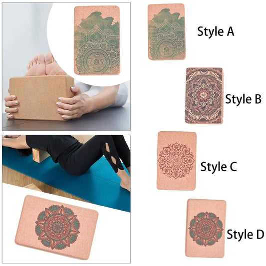 <h2>Bloco de Yoga Antiderrapante em Cortiça – Leve, de Alta Densidade e Suporte Profissional para Exercícios</h2>