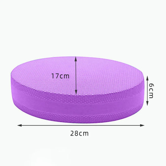 <h2>Almofada de Equilíbrio TPE para Yoga – Placa Oval de Espuma Macia para Exercícios de Fitness</h2>