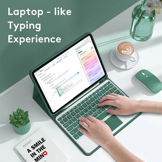 <h2>Teclado com mouse para Samsung Galaxy Tab S9 FE Plus 12.4 2023 S9 FE 10.9 S6 Lite 2024 A7 10.4 A8 10.5 2021 S8 S7 11 Cap</h2>