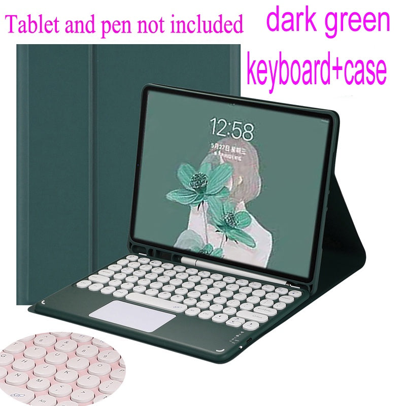 Capa Com Teclado Touchpad Para Samsung Galaxy Tab S6 Lite 10.4 2020 2022 SM-P610 P615/P613 P619 Sem Fio Bluetooth Touch pad