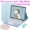 Capa Com Teclado Touchpad Para Samsung Galaxy Tab S6 Lite 10.4 2020 2022 SM-P610 P615/P613 P619 Sem Fio Bluetooth Touch pad