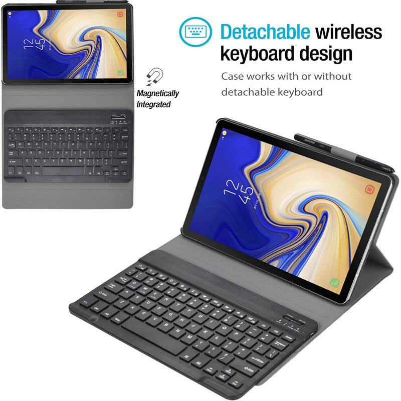 Galaxy Tab S4 S5e S5e S6 S7 A7 S6 Lite10.4 Estojo Para Teclado Samsung A 8.0 8.4 10.1 10.5 Capa