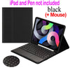 Caso Com Teclado Touchpad Para iPad 9.7 10.2 5th 6th 7th Gen 8ª  9ª 10ª Geração Para Air 2 3 4 5 Pro 9.7 10.5 11 2020 2021 2022 Bluetooth pad Toque  Keyboard