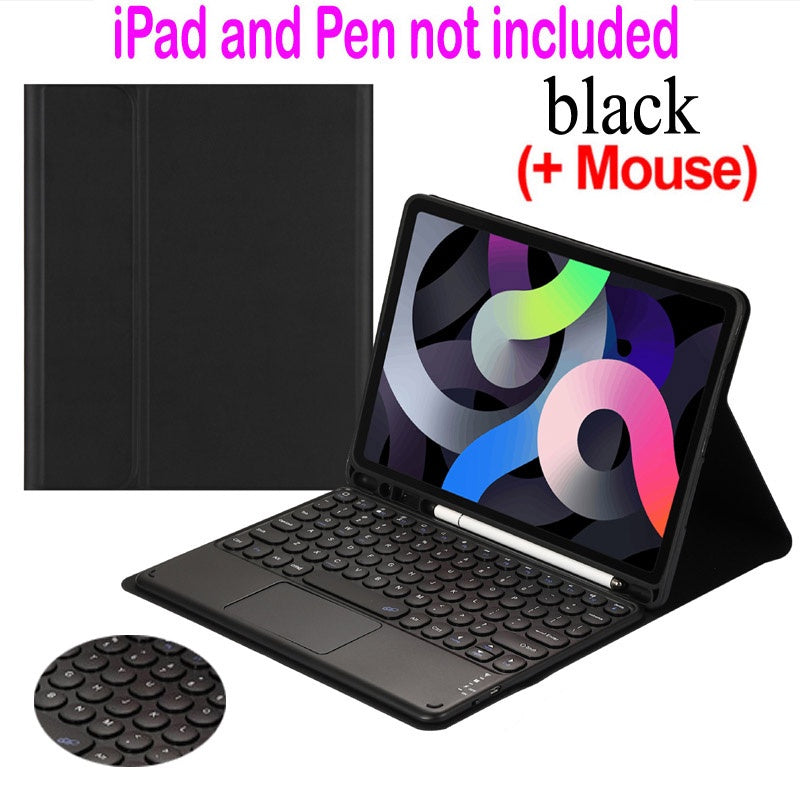 Caso Com Teclado Touchpad Para iPad 9.7 10.2 5th 6th 7th Gen 8ª  9ª 10ª Geração Para Air 2 3 4 5 Pro 9.7 10.5 11 2020 2021 2022 Bluetooth pad Toque  Keyboard