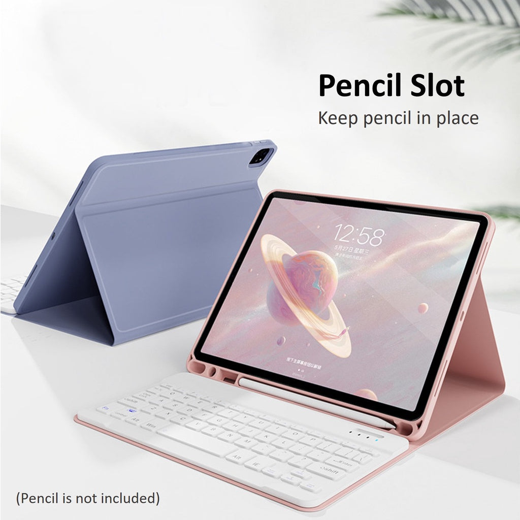 Capa Para Teclado iPad 10a 2022 10.9 Air 4 5 Pro 11 De Bluetooth Sem Fio Com Slot De Lápis