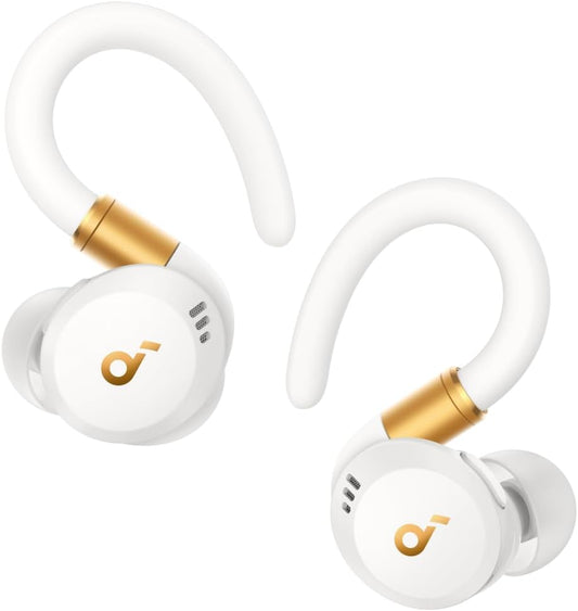 <h2>Fone Soundcore Sport X20 da Anker, sem fio, para treinos, ganchos ajustáveis, cancelamento de ruído, graves intensos, IP68, à prova de suor e poeira, 48h reprodução</h2>