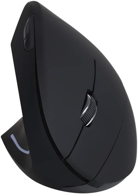 Mouse Vertical Sem Fio para Canhotos - 2.4G Wireless