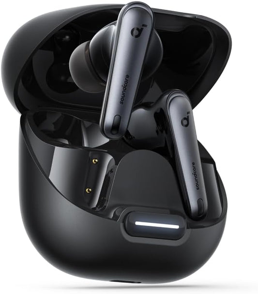 <h2>Fone Soundcore Liberty 4 NC da Anker, sem fio, cancelamento de ruído 98,5%, cancelamento adaptativo, áudio Hi-Res, 50h bateria, carregamento sem fio, Bluetooth 5.4</h2>