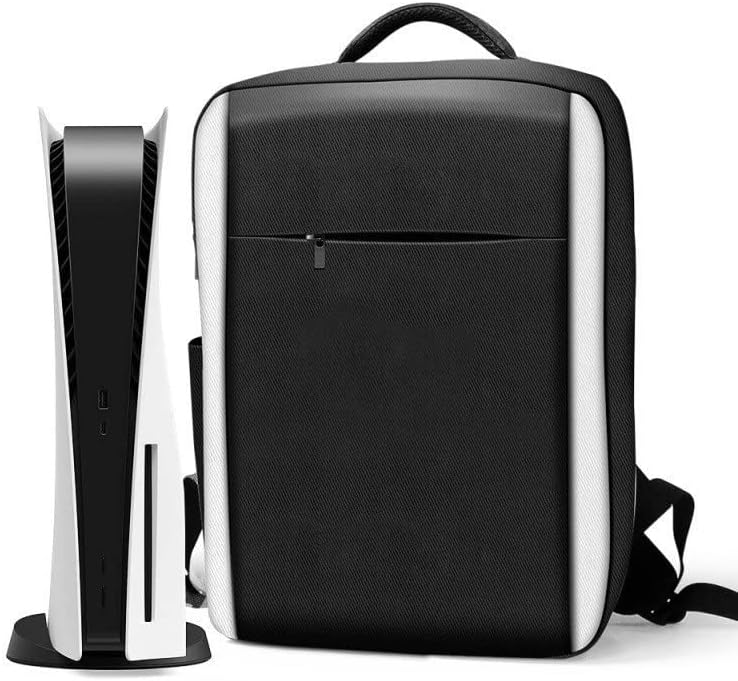 <h2>Mochila de Armazenamento para Console PS5 e Acessórios - Design sem Logotipo</h2>