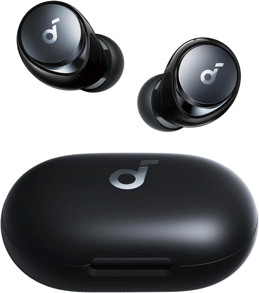 <h2>Fone Soundcore Space A40 da Anker, sem fio, cancelamento de ruído adaptativo, redução de 98%, 50h de reprodução, áudio Hi-Res, ajuste confortável, carregamento sem fio</h2>