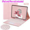 Caso Com Teclado Touchpad Para iPad 9.7 10.2 5th 6th 7th Gen 8ª  9ª 10ª Geração Para Air 2 3 4 5 Pro 9.7 10.5 11 2020 2021 2022 Bluetooth pad Toque  Keyboard
