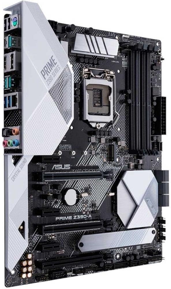 ASUS Placa mãe Prime Z390-A LGA1151 (Intel 8ª e 9ª geração) ATX DDR4 DP HDMI M.2 USB 3.1 Gen2 Gigabit LAN
