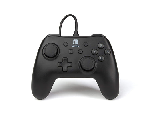 <h2>PowerA Nintendo Switch Wired Controller - Black, Detachable 10ft USB Cable, No Battery Required, Officially Licensed By Nintendo</h2>