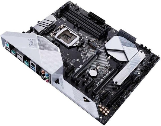 ASUS Placa mãe Prime Z390-A LGA1151 (Intel 8ª e 9ª geração) ATX DDR4 DP HDMI M.2 USB 3.1 Gen2 Gigabit LAN