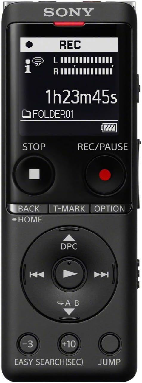 <h2>Sony ICD-UX570 Digital Voice Recorder, ICDUX570BLK, usb</h2>
