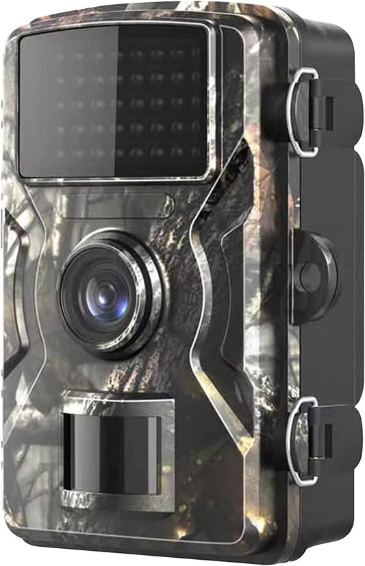 Câmera de Caça 1080P com Visão Noturna IR, Detecção de Movimento, IP66 à Prova D'Água, 0.6s de Tempo de Disparo e Tela TFT Colorida de 2.4''
