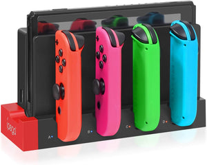 <h2>Charging Dock for Joycon Nintendo Switch & OLED - Charges Up to 6 Controllers, Compatible with Switch and OLED Model, Joy con Charger Station</h2>