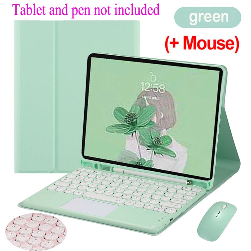 Capa Para Galaxy Tab A8 Com Teclado Touch pad Samsung S6 Lite S7 FE A9 + S9 S7 + S8 + Touchpad De Mouse
