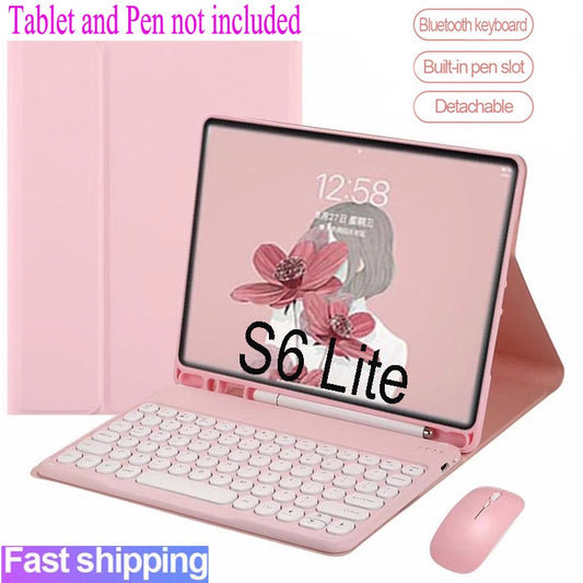 Sem Fio Teclado Capa por Samsung Galaxy Tab S6 Lite 10.4 SM-P610 SM-P615 Bluetooth keyboard mouse cover