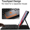 Caso Com Teclado Touchpad Para iPad 9.7 10.2 5th 6th 7th Gen 8ª  9ª 10ª Geração Para Air 2 3 4 5 Pro 9.7 10.5 11 2020 2021 2022 Bluetooth pad Toque  Keyboard