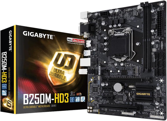 Placa-Mãe Gigabyte B250M-HD3 LGA1151 DDR4 Micro ATX