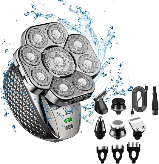 Aparador de Cabelo Masculino Multifuncional Elétrico - Barbeador Recarregável USB