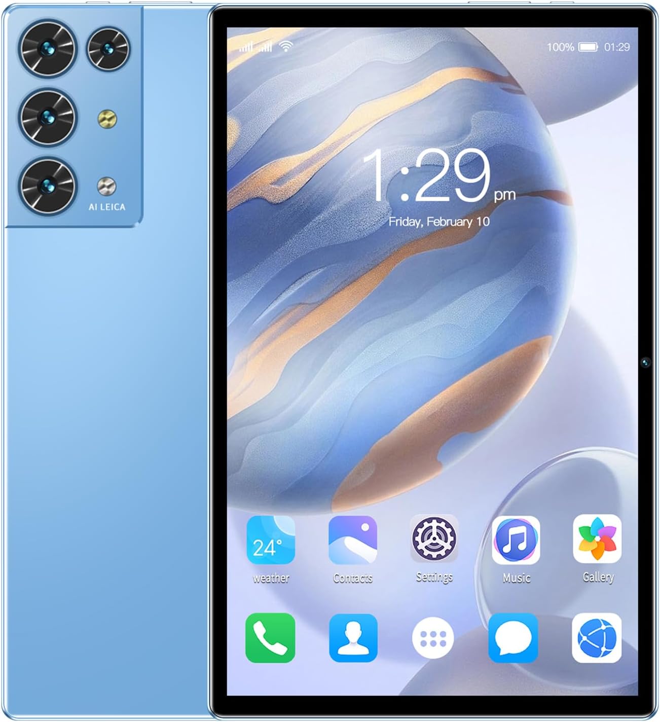 <h2>Tablet 8GB+256GB 10.1-inch Screen 5G Call 10-core 128GB Expandable Memory Large Storage Capacity Large Screen BT5.0 7000mAh Battery Super Long Standby Multi-Function Network Connection</h2>