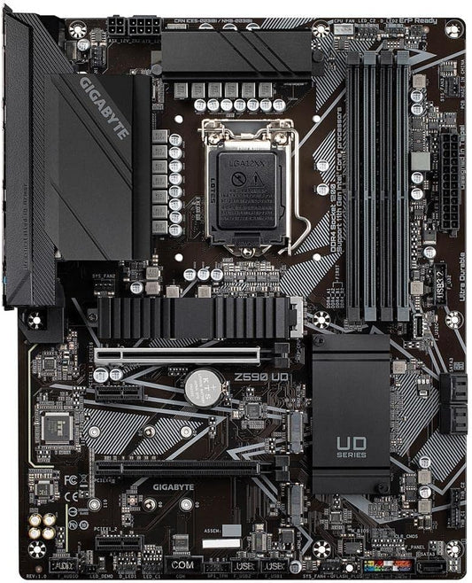 Placa-Mãe Gigabyte Z590 UD - ATX, Intel 11ª Geração, PCIe 4.0, DDR4