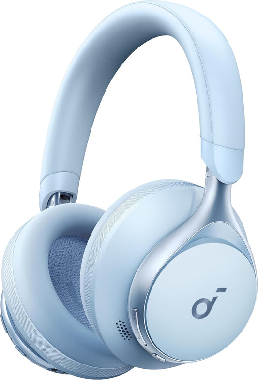 <h2>Fone Soundcore Space One by Anker, cancelamento ativo de ruído, 40h de reprodução, Hi-Res LDAC, controle via app, chamadas claras, Bluetooth 5.3, ajuste confortável</h2>