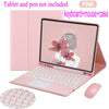 Capa Com Teclado Touchpad Para Samsung Galaxy Tab S6 Lite 10.4 2020 2022 SM-P610 P615/P613 P619 Sem Fio Bluetooth Touch pad