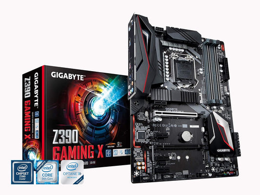 GIGABYTE Z390 GAMING X (Intel LGA1151/Z390/ATX/2xM.2/Realtek ALC892/Intel LAN/HDMI/Placa-mãe de jogos)