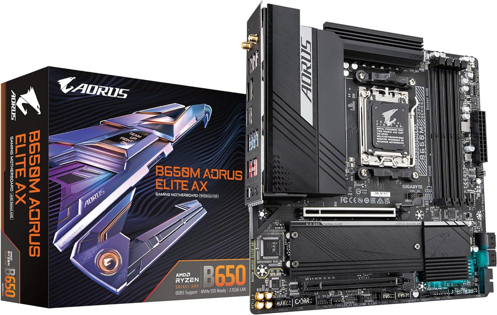 Placa-Mãe GIGABYTE B650M AORUS Elite AX