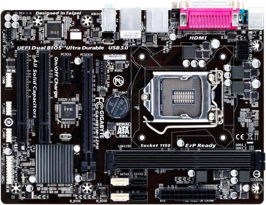 Placa-Mãe Gigabyte LGA 1150 Intel H81 mATX GA-H81M-S2PH
