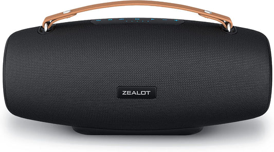 Caixa de Som Bluetooth ZEALOT 75W com Bateria de 14.400mAh