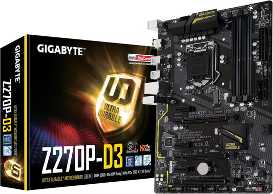 Placa-Mãe GIGABYTE GA-Z270P-D3 LGA1151 Intel Z270 DDR4 ATX