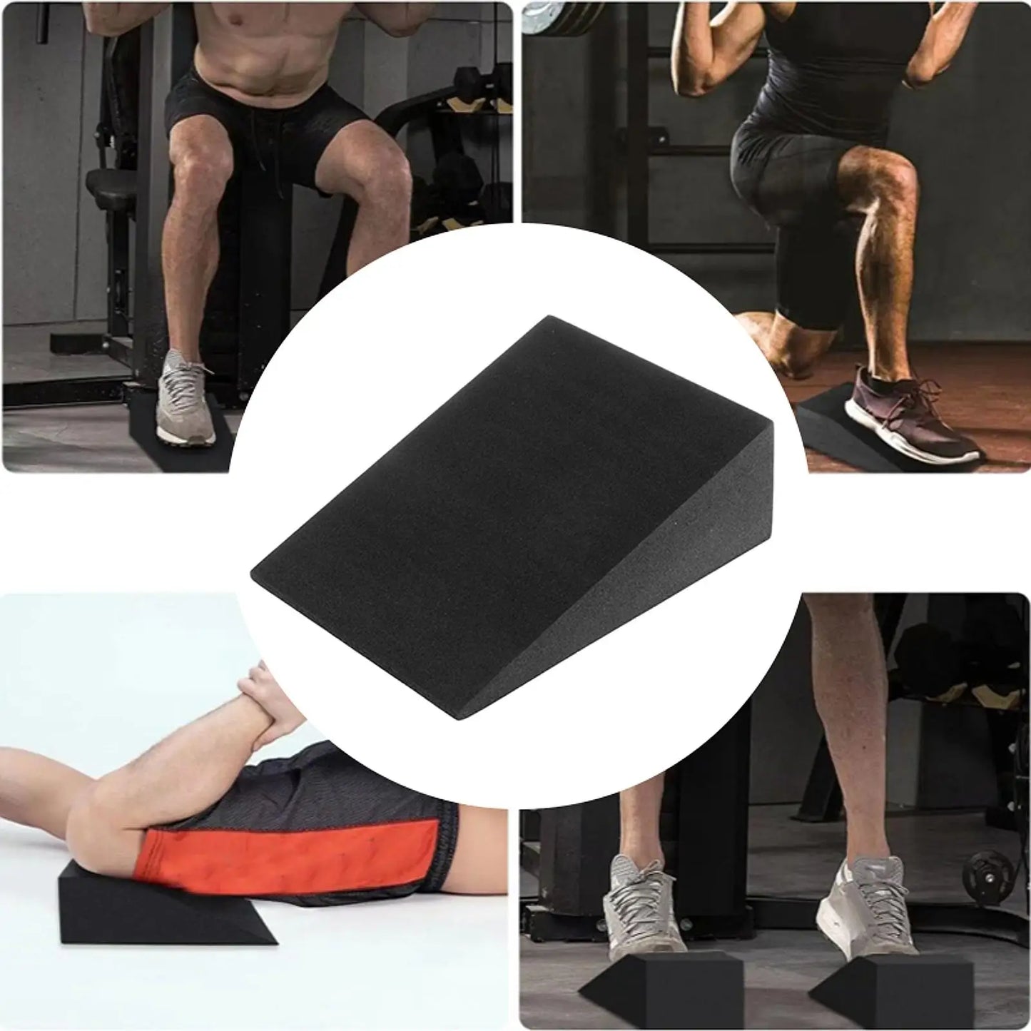 <h2>Cunha de Espuma EVA para Yoga – Plataforma Antiderrapante para Agachamento, Pilates e Suporte de Pulso</h2>