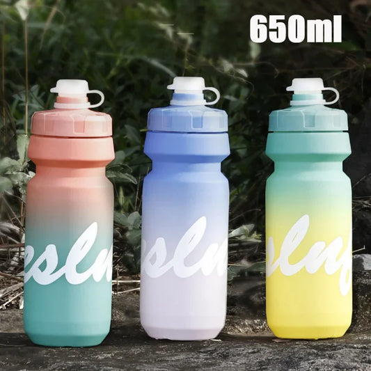 <h2>Garrafa de Água ESLNF para Ciclismo – À Prova de Vazamento, 650ml, Ideal para Bicicleta de Estrada e MTB</h2>
