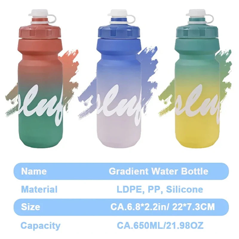 <h2>Garrafa de Água ESLNF para Ciclismo – À Prova de Vazamento, 650ml, Ideal para Bicicleta de Estrada e MTB</h2>
