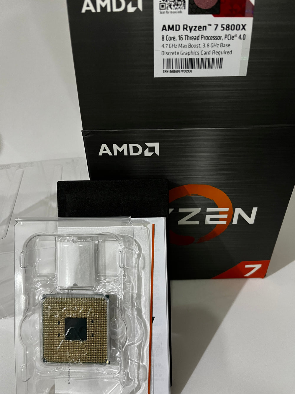 Processador AMD Ryzen 7 5800X - Caixa Aberta - Funcionando 100%