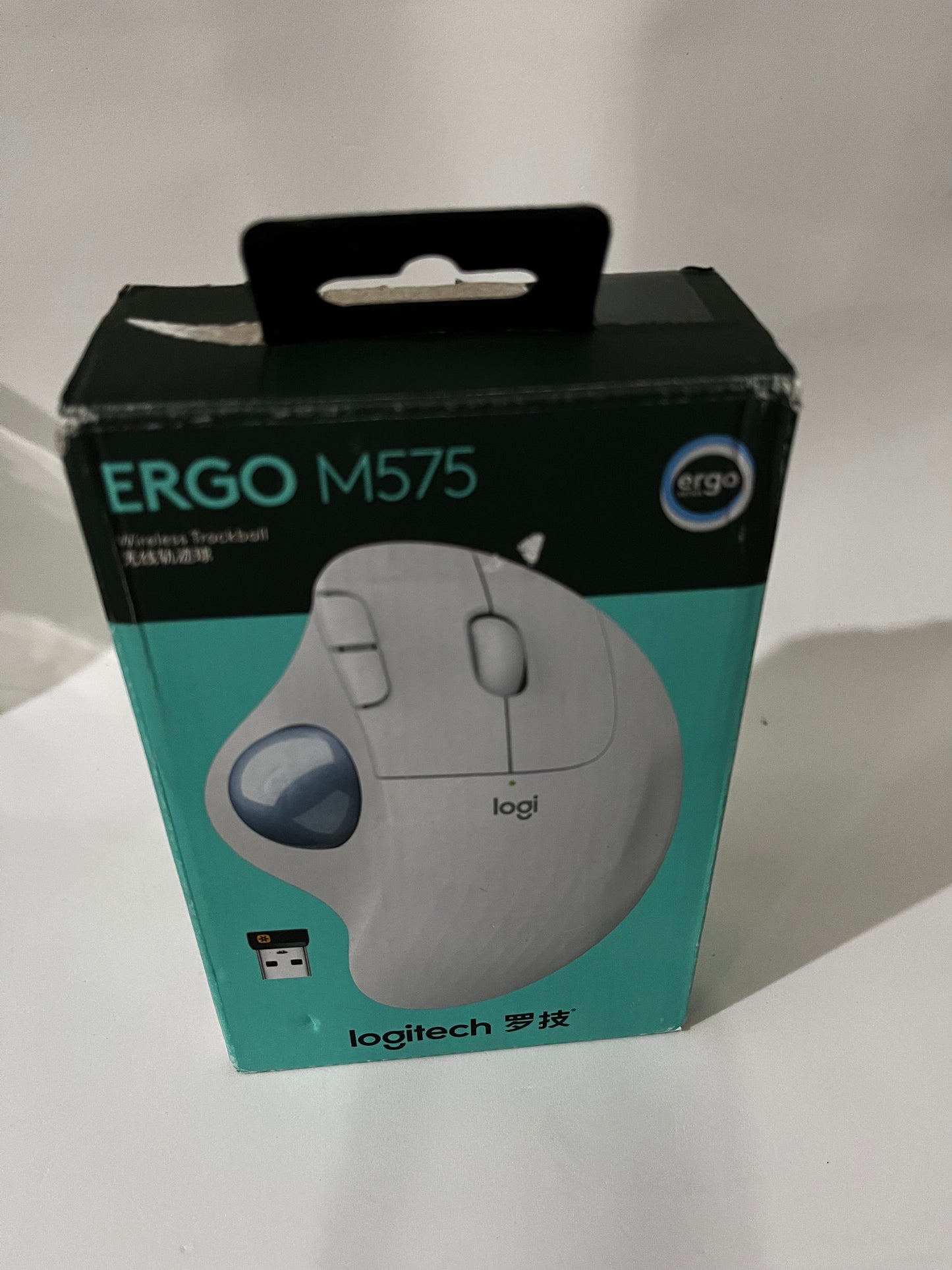 Mouse sem fio Logitech Trackball ERGO M575 - Caixa Aberta - Funcionando 100%
