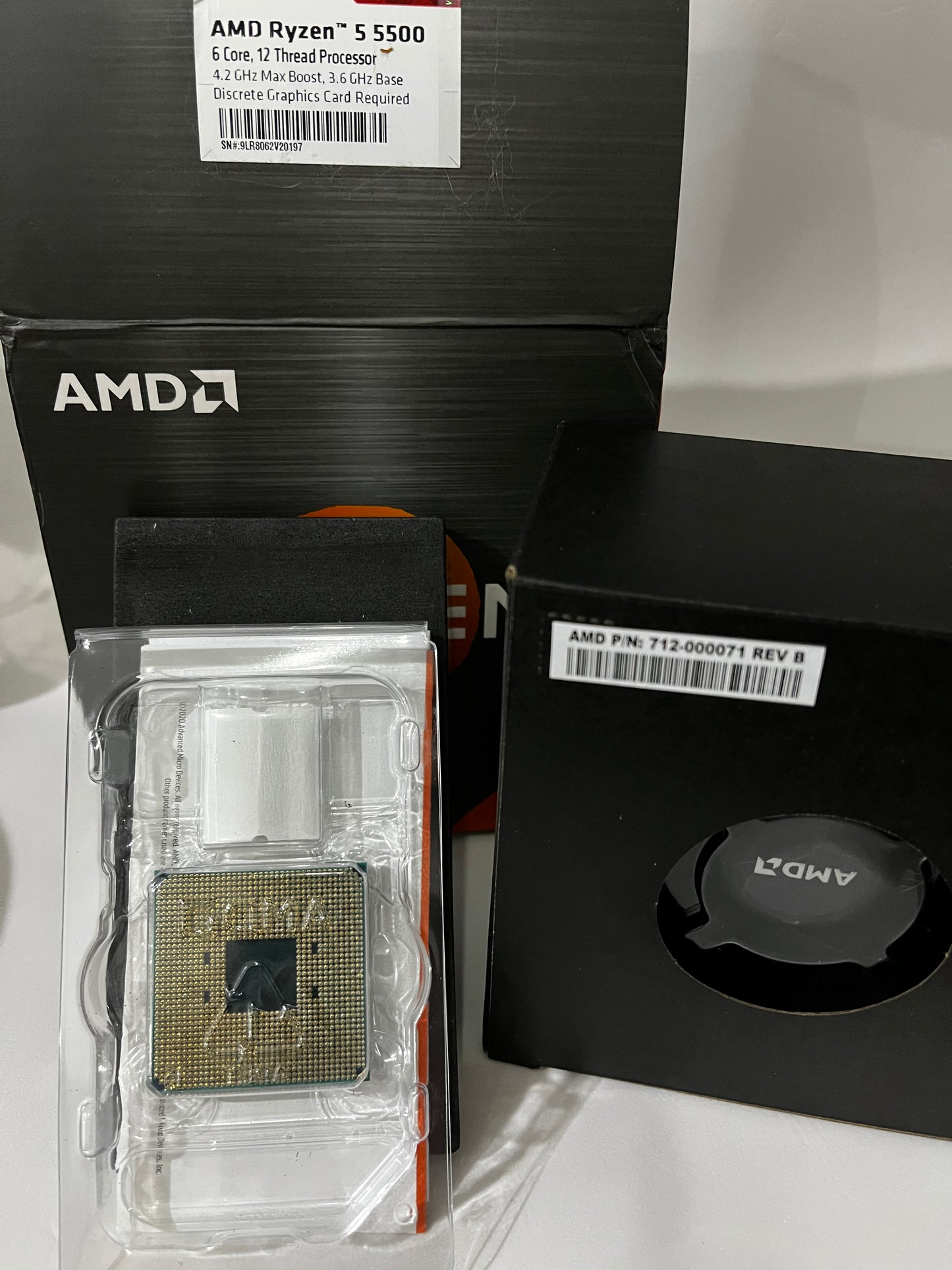 Processador AMD Ryzen 5 5500 - Caixa Aberta - Funcionando 100%