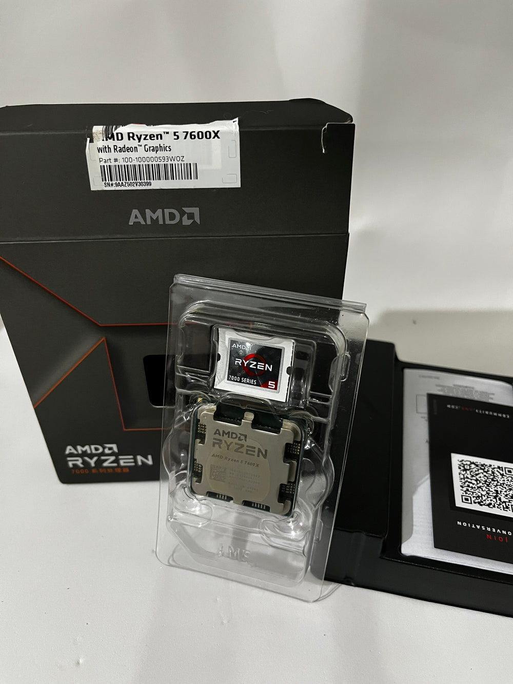 Processador AMD Ryzen 5 7600X - Caixa Aberta - Funcionando 100%